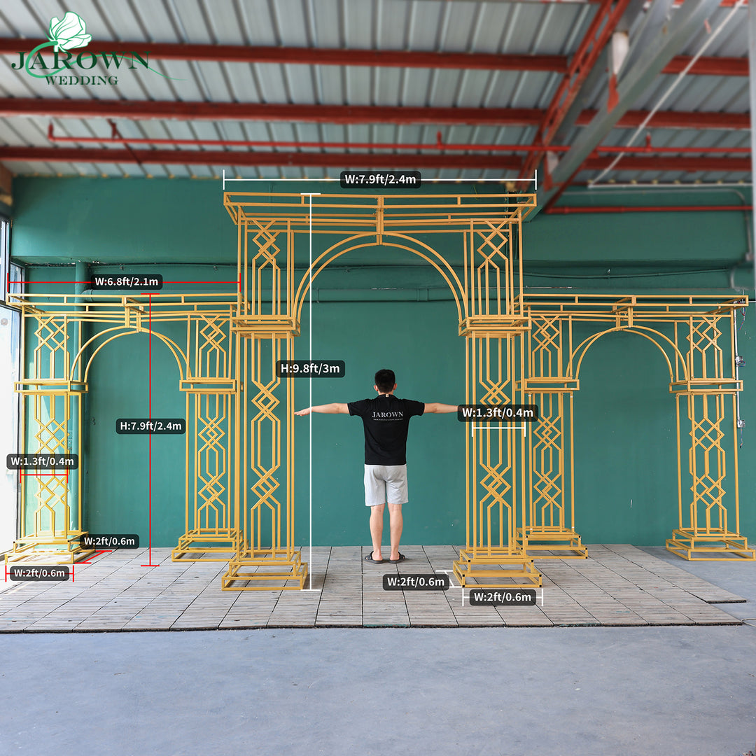 Golden Paint Cuboid Pro Stand