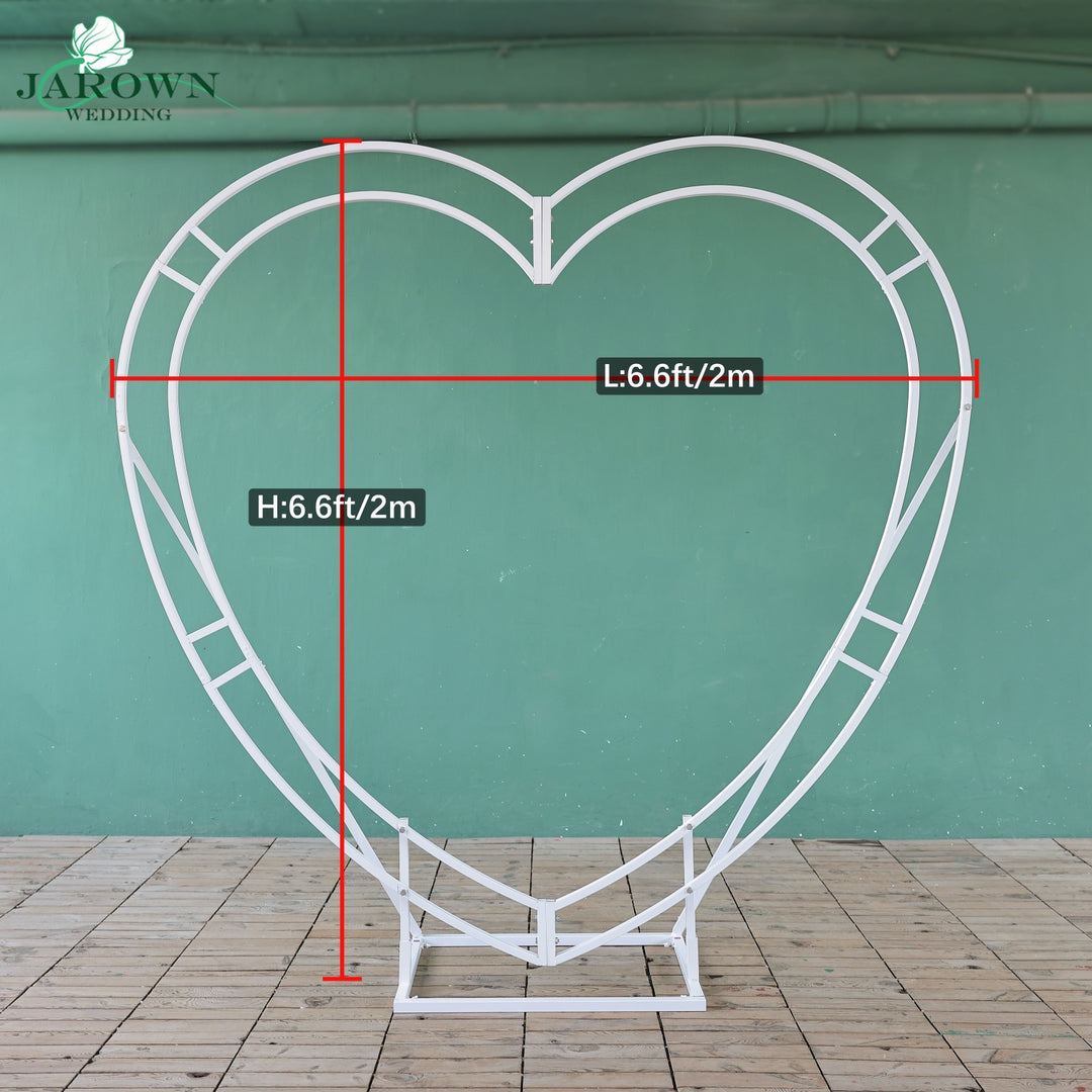 Heart-Shaped Flower Arch in Blue