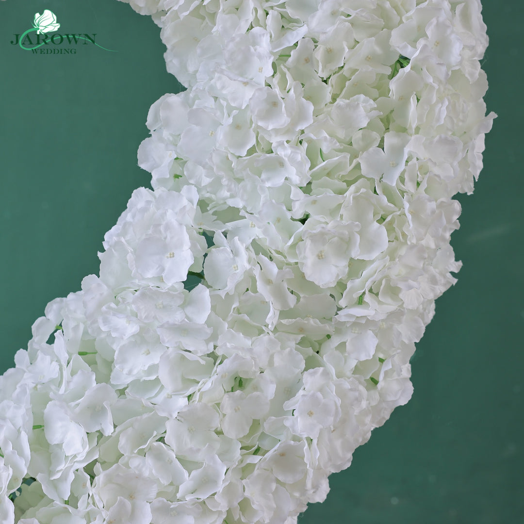 Heart-Shaped Flower Arch in Red/Pink/White