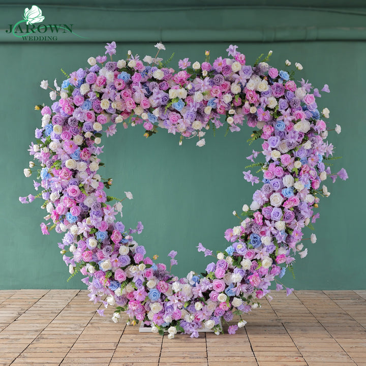 Heart-Shaped Arch Flower in Purple/Blue