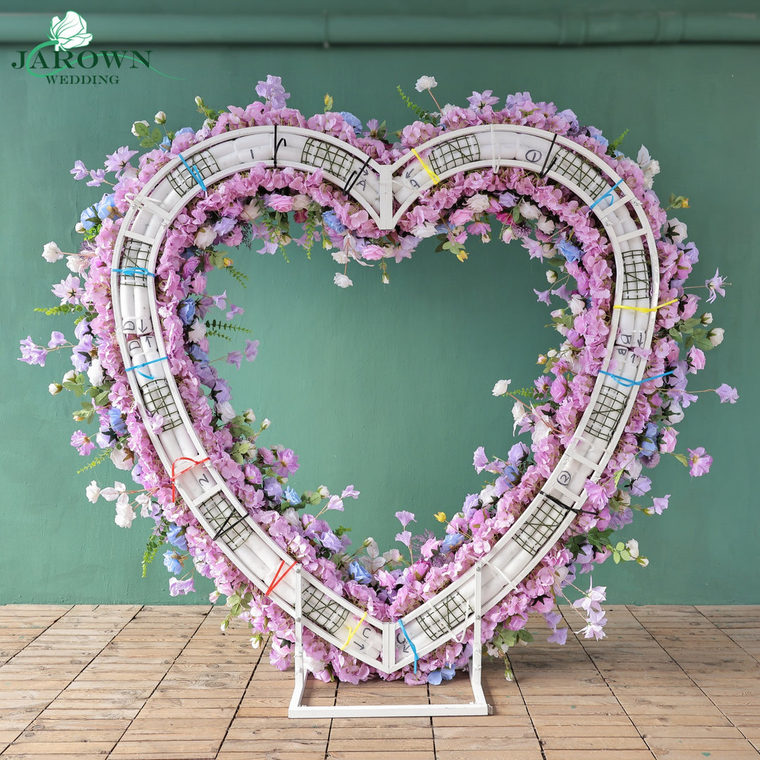 Heart-Shaped Arch Flower in Purple/Blue