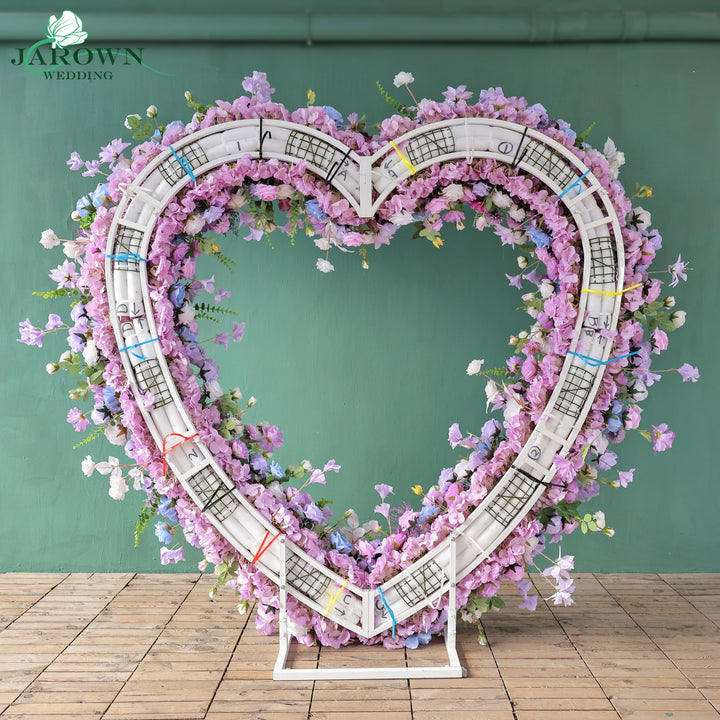 Heart-Shaped Arch Flower in Purple/Blue