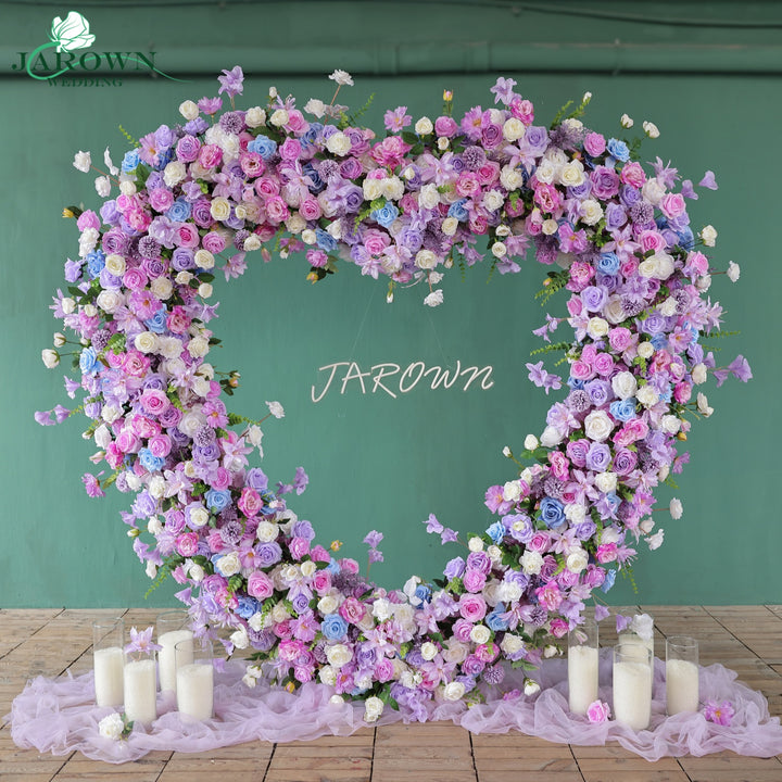 Heart-Shaped Arch Flower in Purple/Blue