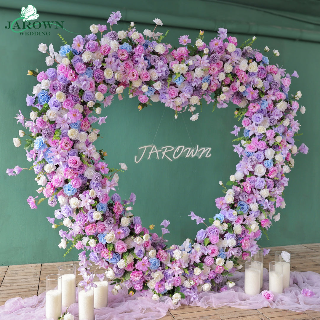 Heart-Shaped Arch Flower in Purple/Blue