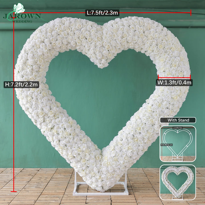 Heart Shape in White