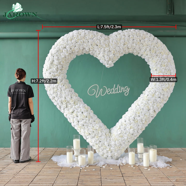 Heart Shape in White