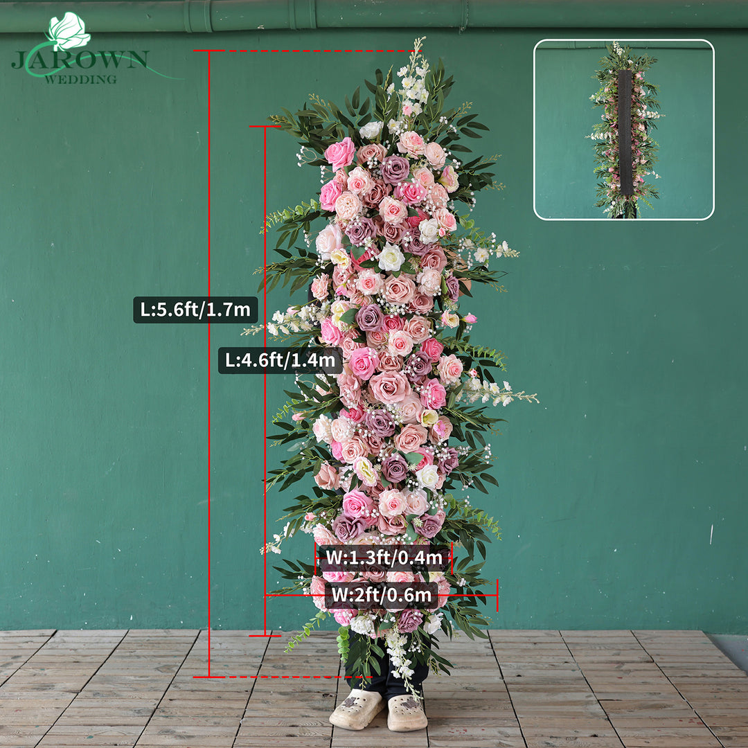 Round Flower Arch in Pink/White/Purple