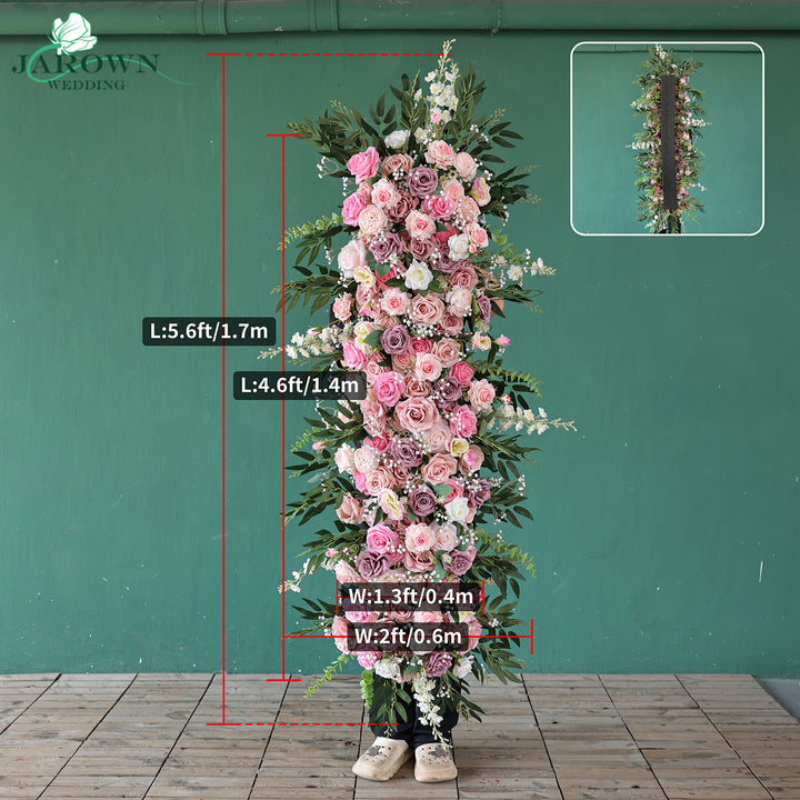 Round Flower Arch in Pink/White/Purple