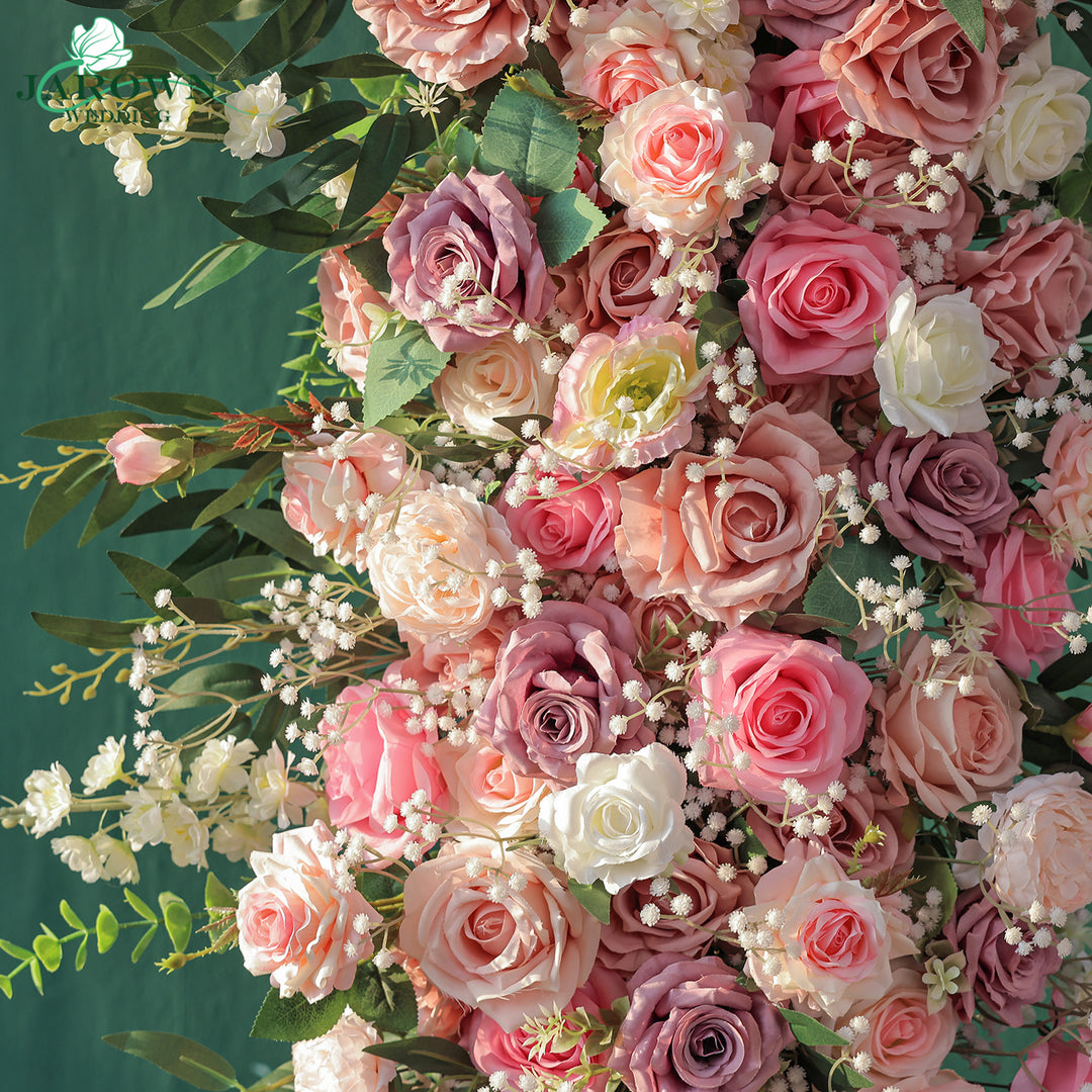 Round Flower Arch in Pink/White/Purple