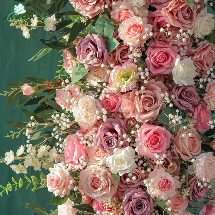 Round Flower Arch in Pink/White/Purple