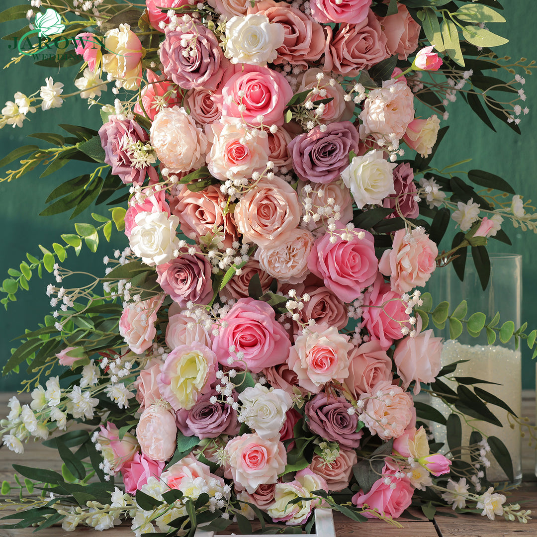 Round Flower Arch in Pink/White/Purple