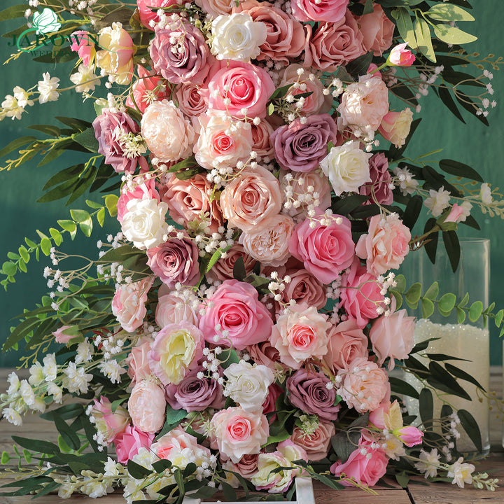 Round Flower Arch in Pink/White/Purple