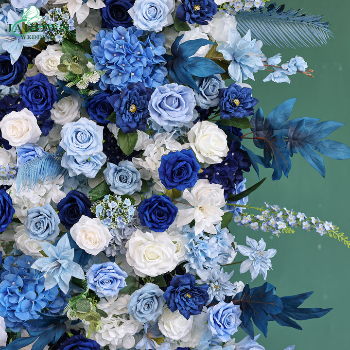 Rectangular Flower Arch in Blue/White