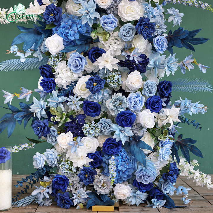 Rectangular Flower Arch in Blue/White