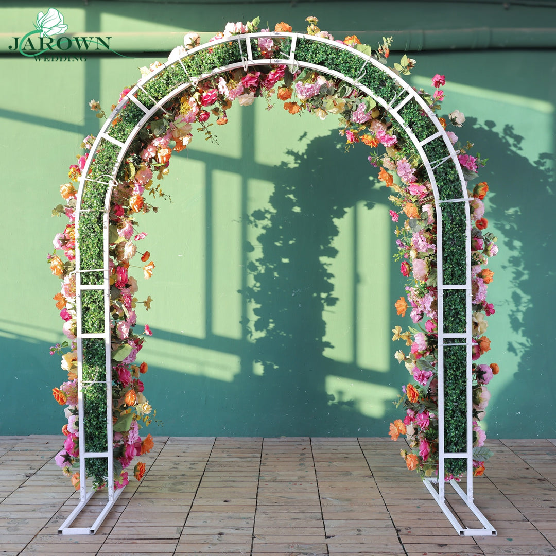Round Flower Arch in Pink/Yellow/Orange
