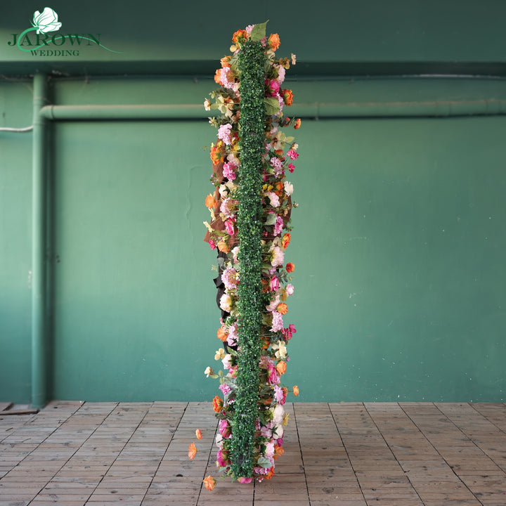 Round Flower Arch in Pink/Yellow/Orange