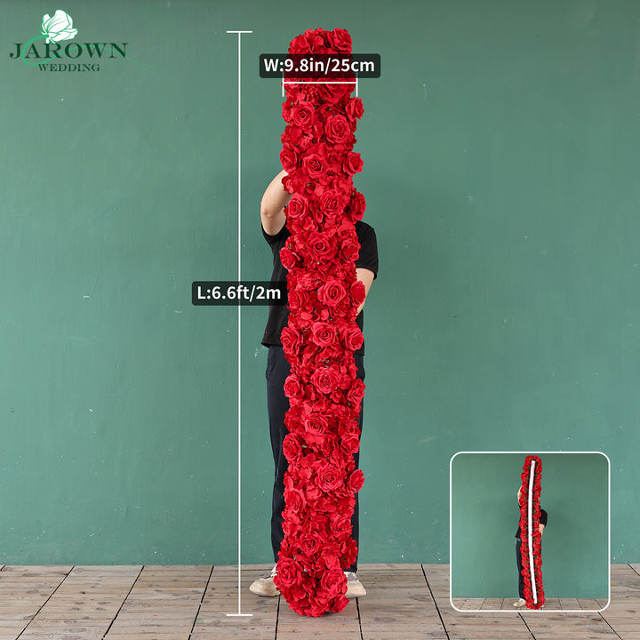 Round Flower Arch in Red