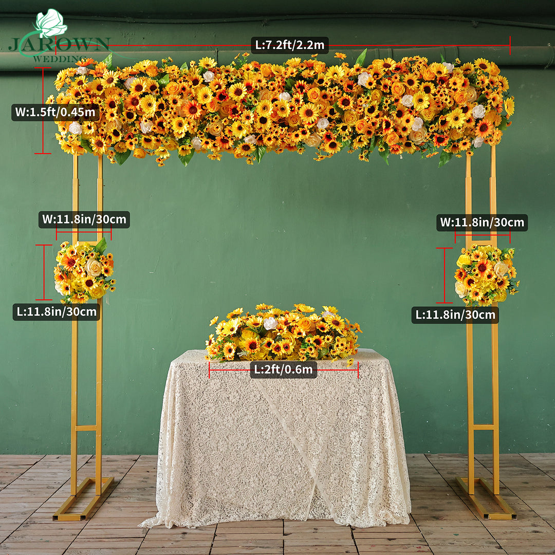 Runner & Backdrop Flower in Yellow