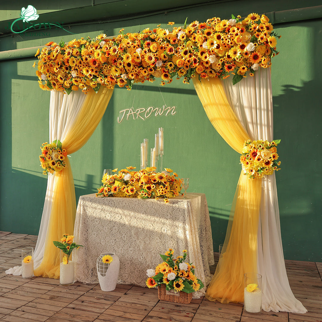 Runner & Backdrop Flower in Yellow