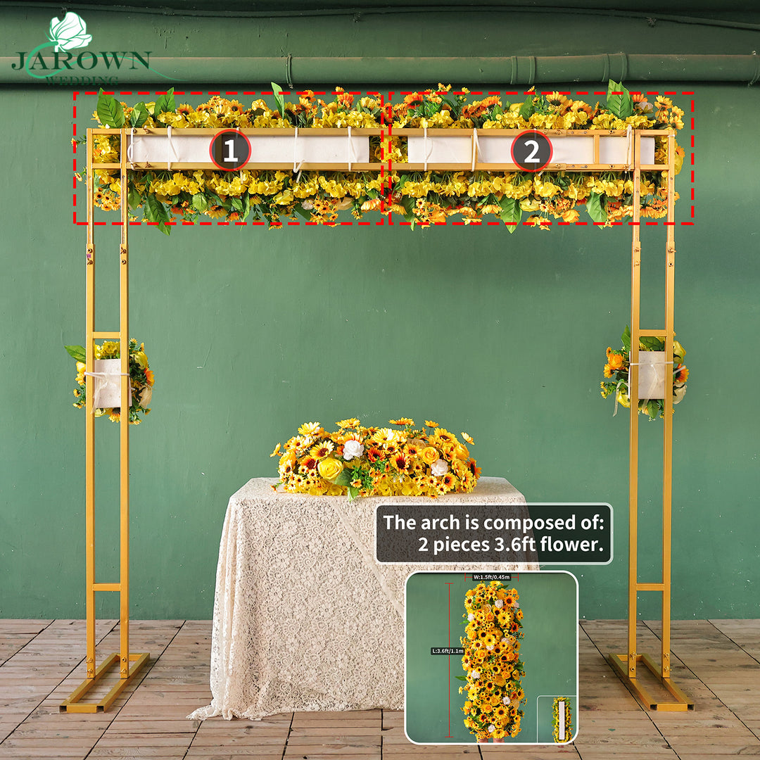 Runner & Backdrop Flower in Yellow