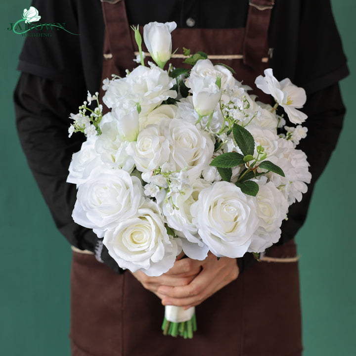 Bouquet in White/Green