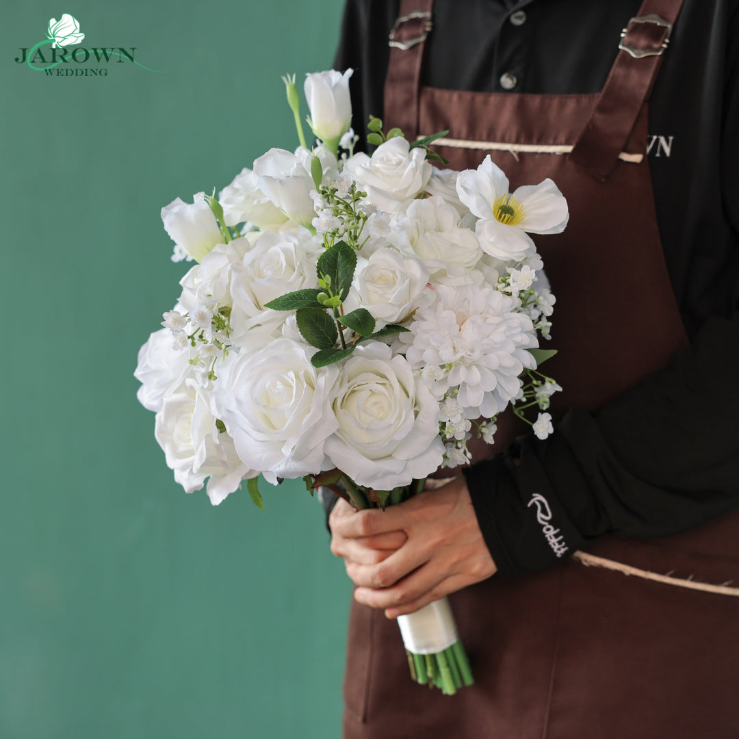 Bouquet in White/Green