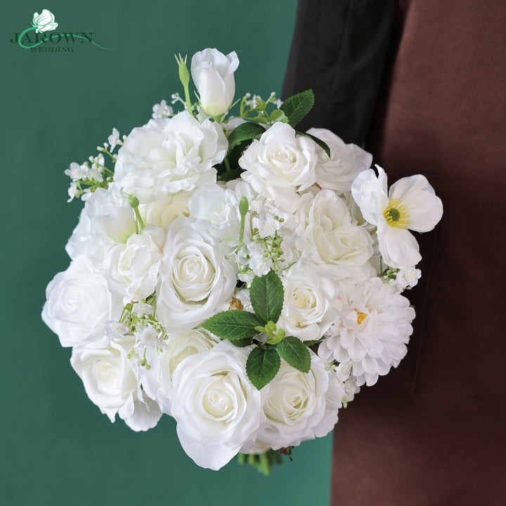 Bouquet in White/Green