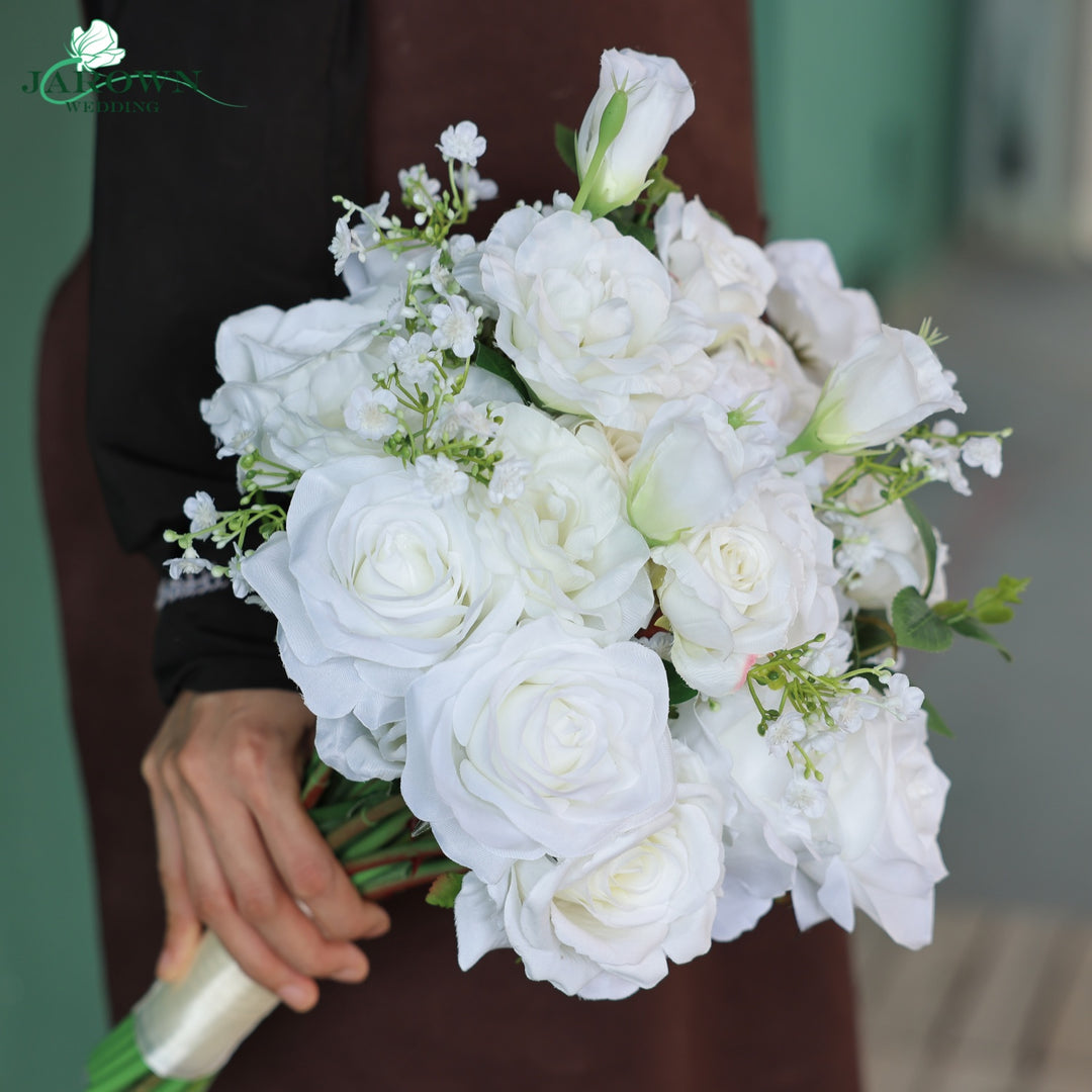 Bouquet in White/Green
