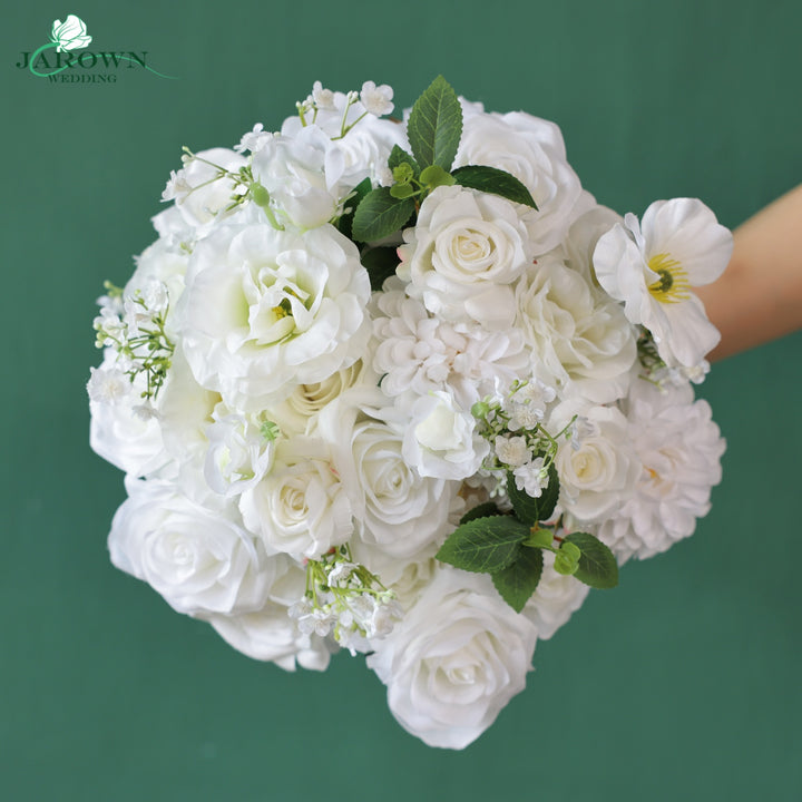 Bouquet in White/Green