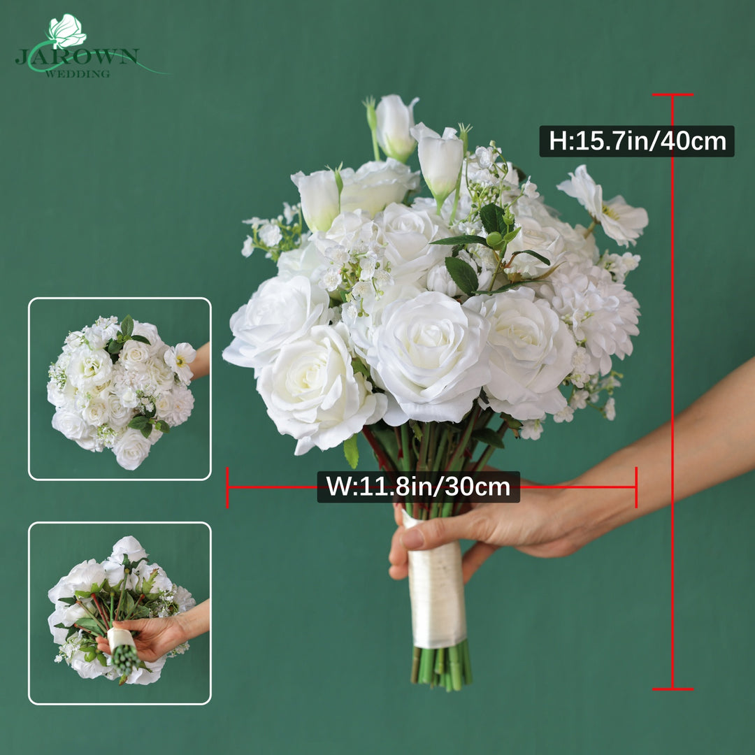 Bouquet in White/Green