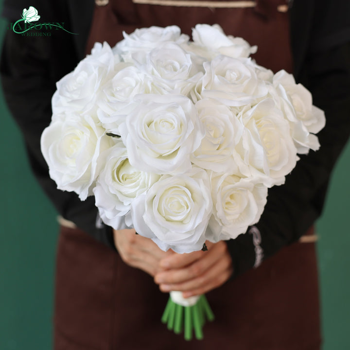 Bouquet in White/Green
