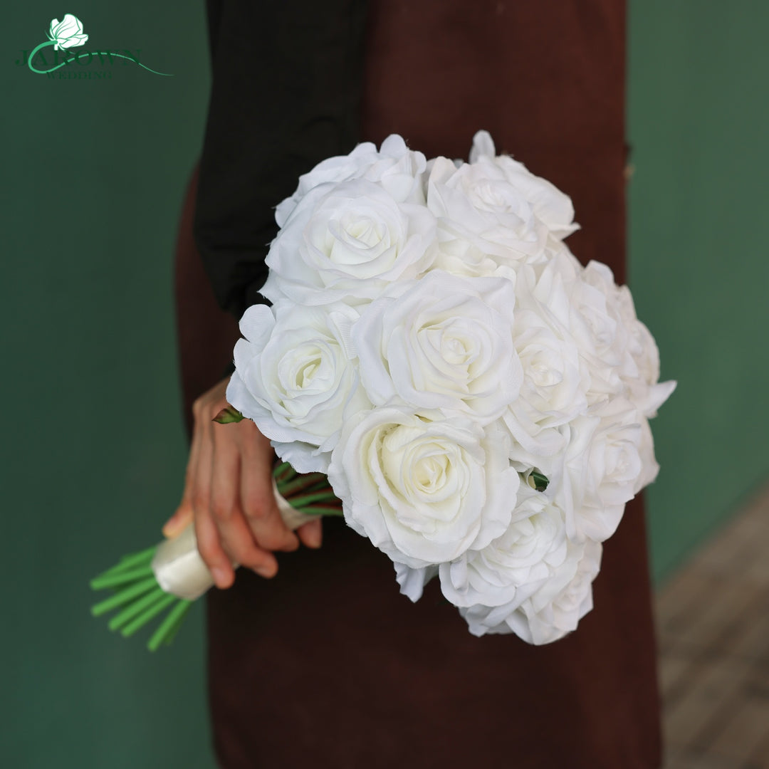 Bouquet in White/Green