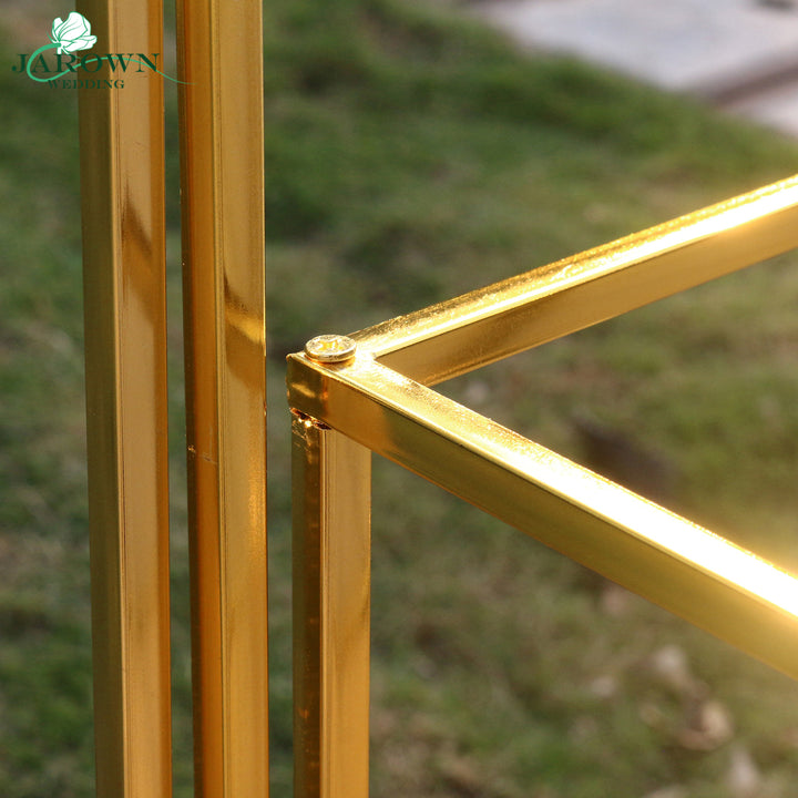 Upgraded Shiny 2 Colors Cuboid Stand Set