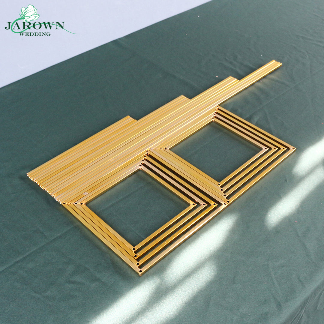 Upgraded Shiny 2 Colors Cuboid Stand Set