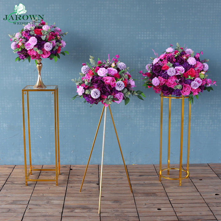Upgraded Shiny Golden Cuboid Pro Stand Set