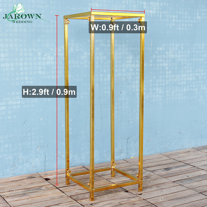 Upgraded Shiny Golden Cuboid Pro Stand Set