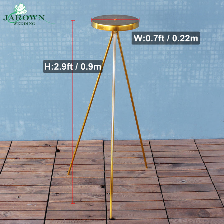 Upgraded Shiny Golden Cuboid Pro Stand Set