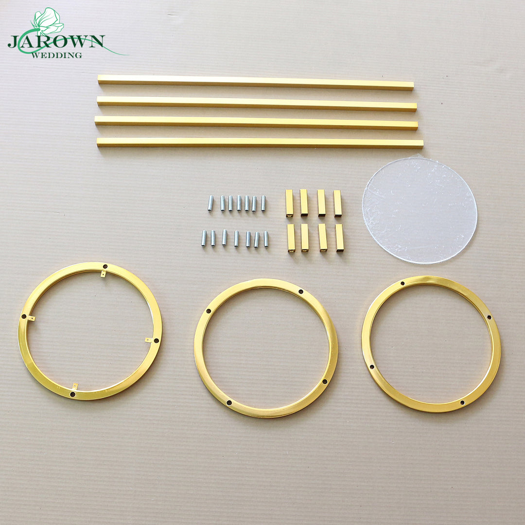 Upgraded Shiny Golden Cuboid Pro Stand Set