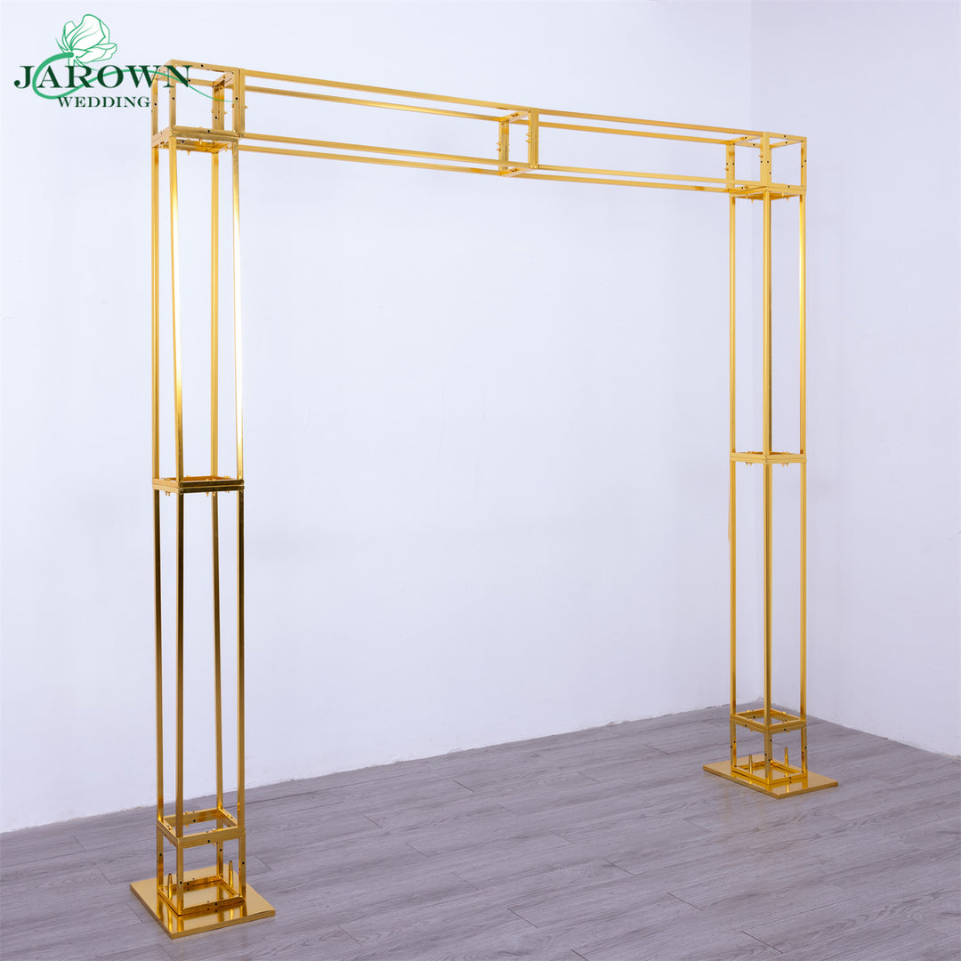 Upgraded Shiny Golden Cuboid Pro Stand(I)
