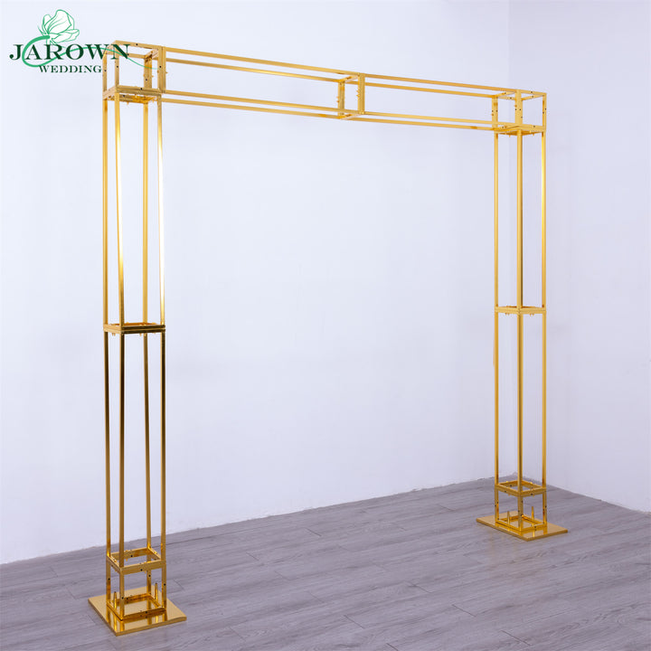 Upgraded Shiny Golden Cuboid Pro Stand(I)
