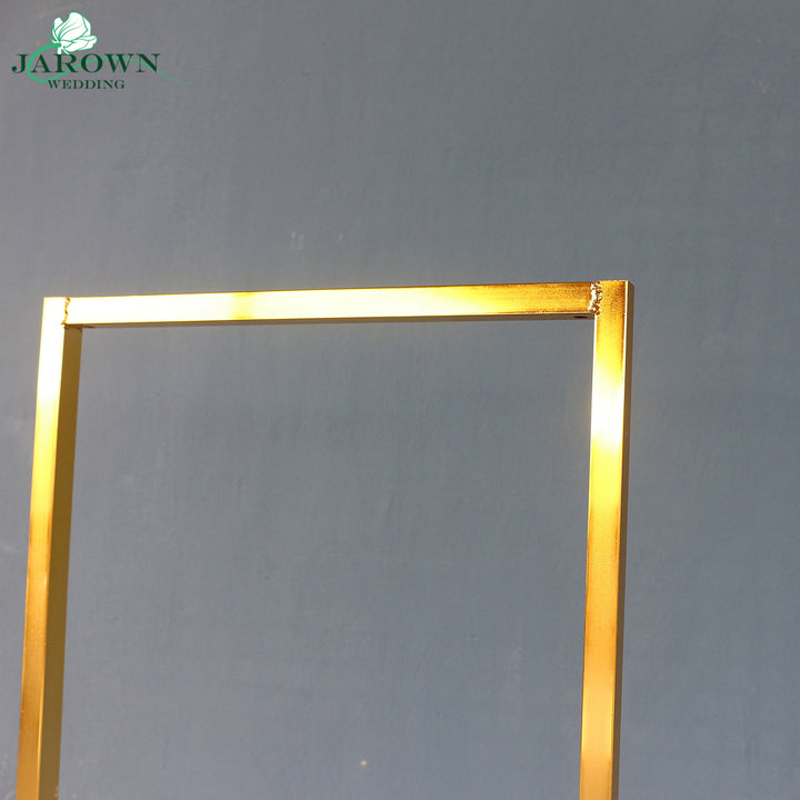 Upgraded Shiny Golden Rectangle Arch Set