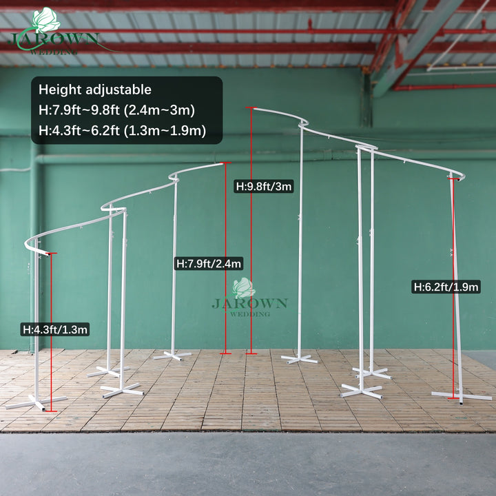 Upgraded Wave-Shaped Designed Flexible Height Pro Stand