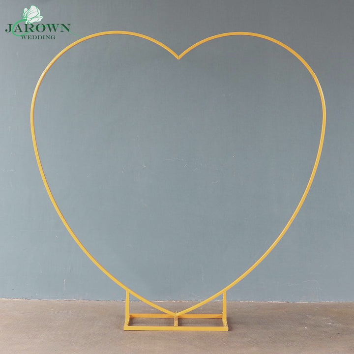 White Paint Heart-Shaped Simple Arch